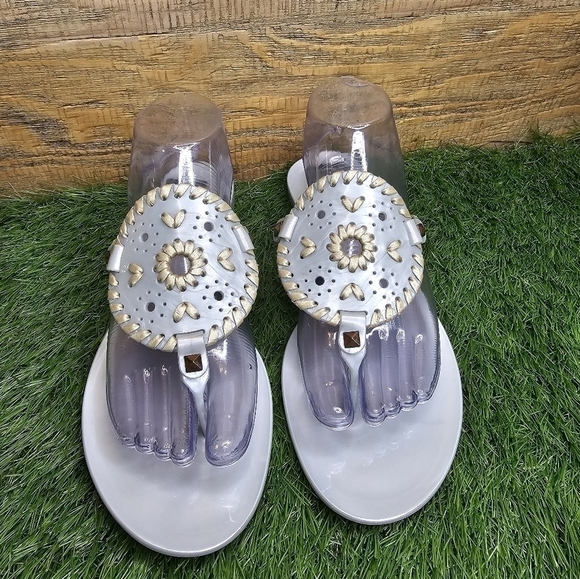 New Jack Rogers Georgica Jelly Sandals SZ 9 - Picture 9 of 10